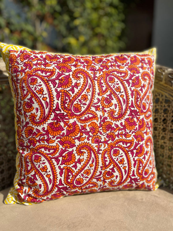 Orange Ambi Cushion (Pair)